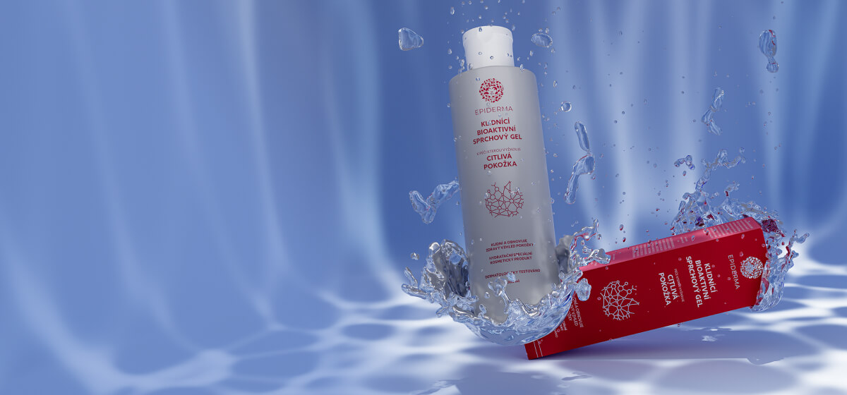 Epiderma® klidnící bioaktivní sprchový gel